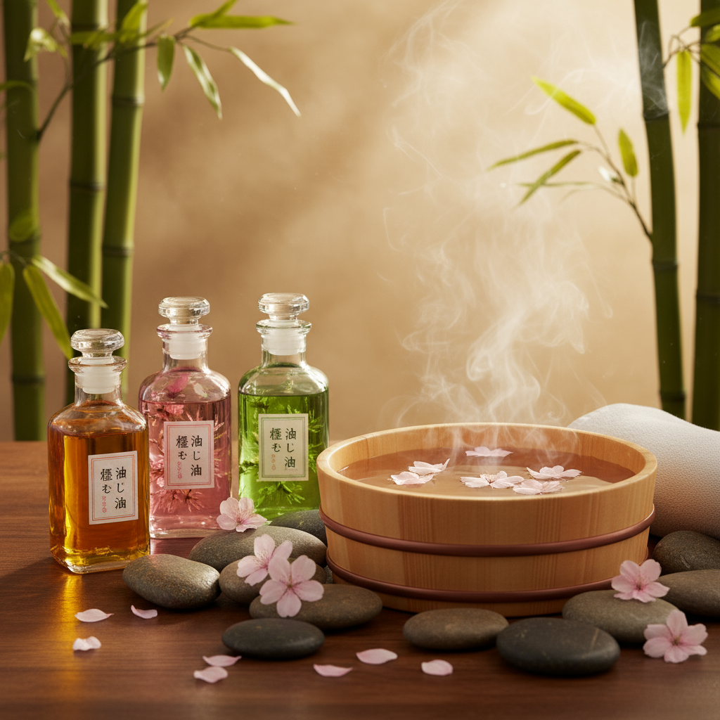 Onsen oil therapy